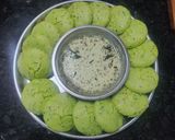 A picture of step 6 of Green Peas idli.
