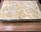 A picture of step 4 of Dauphinois Potatoes.
