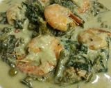 Foto langkah ke 7 dari resep Gulai Sayur Pakis/Paku + Udang.