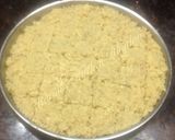 A picture of step 8 of Coconut burfy.