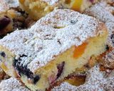 Kanalas, kevert gyümölcsös süti recept fázis 4 fotója