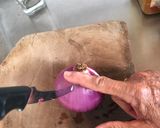 Foto del paso 1 de la receta: Flores de cebolla frita