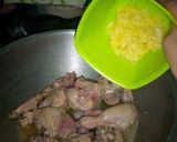 A picture of step 3 of Chicken shanwari karrhai.