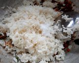 A picture of step 5 of Ellu sadam/ sesame rice in 15 minutes.