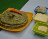 A picture of step 10 of Sabbasige Soppina Akki Rotti l Rice Roti with Dill Leaves.