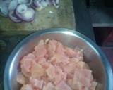 Tomato kathi roll with butter chicken recipe step 2 photo