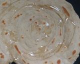 A picture of step 4 of Laccha paratha.
