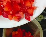 A picture of step 1 of Strawberry Cake in Air Fryer.