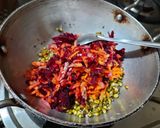 A picture of step 2 of Moong sprout salad.