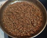A picture of step 1 of Nachos with Meat and Peppers.