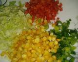 Sweet corn veg soup with roasted potatoes recipe step 1 photo