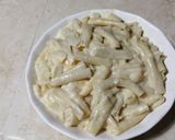 Foto del paso 6 de la receta: Pasta con crema y doble queso