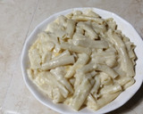 Foto del paso 6 de la receta: Pasta con crema y doble queso