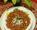 A picture of step 4 of Carrot Poriyal.
