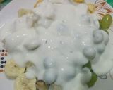A picture of step 3 of Dry Fruit Chaat.