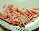 Foto del paso 2 de la receta: Tortilla de alcachofas, bacon y judías blancas