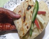 A picture of step 6 of Nuggets wrap (3 layer).