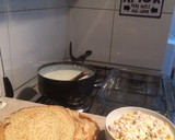 Foto del paso 9 de la receta: Canelones en masa de panqueque rellenos de choclo y champiñón ❤️🌽