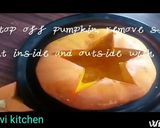 A picture of step 1 of Stuffed Pumpkin Pulao.