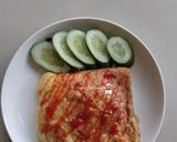Gambar langkah 4 resipi Nasi Goreng Pattaya.