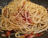 A picture of step 5 of Carbonara 2.