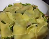 Foto del paso 3 de la receta: Tortilla de lechuga y jamón con centro de queso🥬🧀