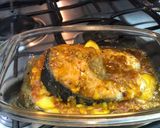 Foto del paso 5 de la receta: Posta de salmón en durazno a la Sonorense