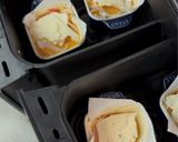 Foto del paso 4 de la receta: Mini quiches de pechuguita de pollo y semicurado en airfryer