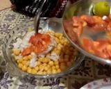 A picture of step 2 of Yummy chola chat.