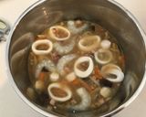 A picture of step 6 of Bacon, seafood bamboo seasoned rice.