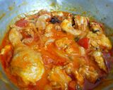A picture of step 5 of Chicken biryani.