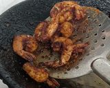 A picture of step 7 of Peri Peri Prawns (shrimp).