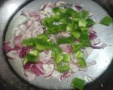 A picture of step 2 of Masala Fried rice.