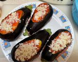 Foto del paso 4 de la receta Berenjenas rellenas de carne al horno