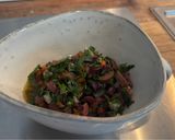 Une image de l'étape 3 de Cabillaud au four, sauce aux olives et purée citronnée.