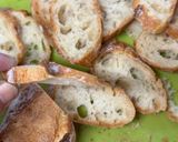 A picture of step 1 of Rusk from leftover Baguettes.