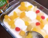 Foto langkah ke 3 dari resep Puding Tahu Cocktail Buah.