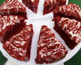 A picture of step 10 of Red velvet sliced cake.