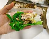 Hình bước làm 3 của món Cá nướng cuốn rau