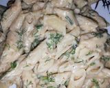 صورة لخطوة 2 من وصفة معكرونه بالصوص الابيض 😋