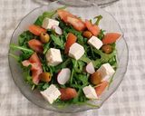 صورة لخطوة 1 من وصفة خبز الجبن🧀 والزيتون مع سلطة جرجير🥗