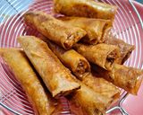 A picture of step 4 of Vegetarian Corn Spring Rolls (Chả giò bắp chay).