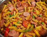 A picture of step 3 of One pot Hot Dog pasta.