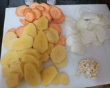 Foto del paso 1 de la receta: Patata y boniato a lo "Manolo"