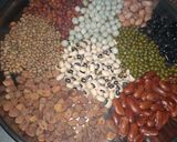 A picture of step 1 of Mix Sprouts dry Curry.