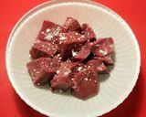 Foto del paso 3 de la receta Hígado de cordero con crepinette a la brasa en varillas de laurel