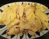 A picture of step 4 of Hainam chicken rice.
