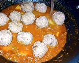A picture of step 13 of Kofta Biryani.
