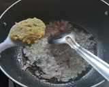 A picture of step 3 of Liver gizzard sukka.