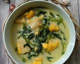Foto langkah ke 4 dari resep Bobor kangkung jagung manis.